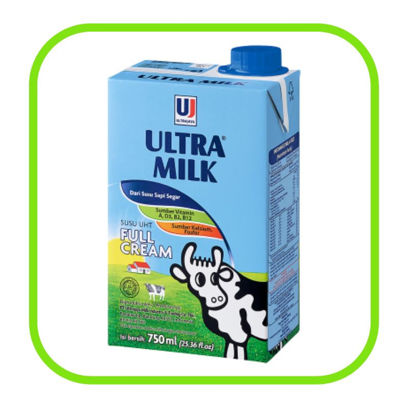 

ultra milk susu UHT full cream 750ml