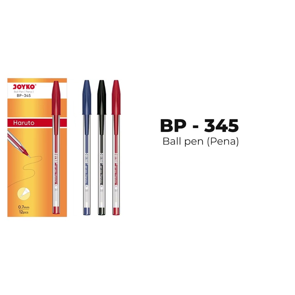 

PULPEN JOYKO HARUTO BP-45 / BALL PEN 0.7MM JOYKO (1PCS)