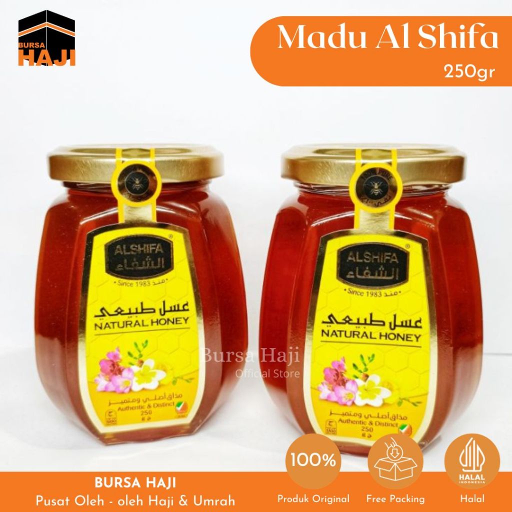 

ASLI Madu Al Shifa 250gr Arab Saudi Syifa Suplemen Sehat Promil Program Hamil Dari Sari Bunga Kurma - MADU AL SHIFA 250GR