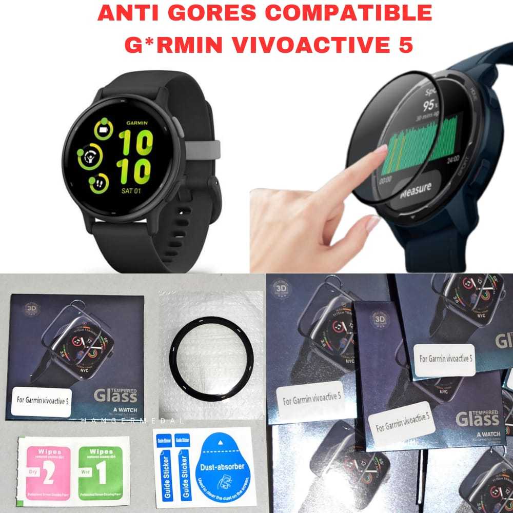 Anti Gores Untuk GARMIN VIVOACTIVE 5 Screen Protector Pelindung Layar