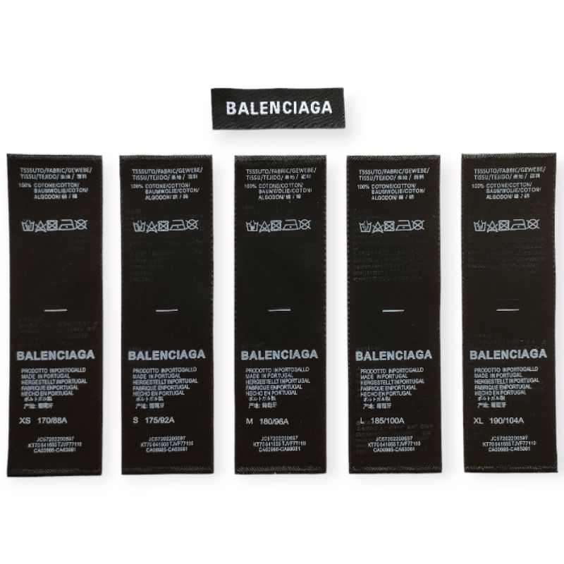 

SET LABEL TAG WASH B4LENC1AGA ALL SIZE HIGH QUALITY IMPORT
