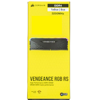 Memory Ram Longdimm CORSAIR VENGEANCE RGB DDR4 8GB 3200MHz