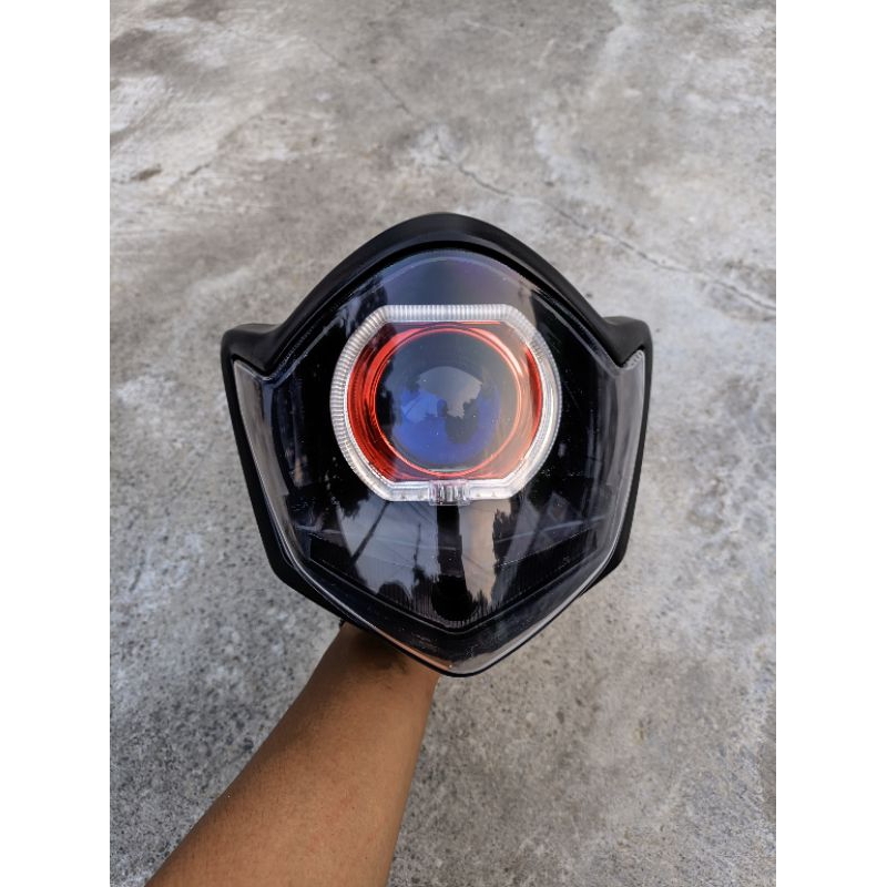 Lampu depan Vixion old set biled AES TURBO SE 55WATT 2,5inch headlamp vixion old set biled lampu bil