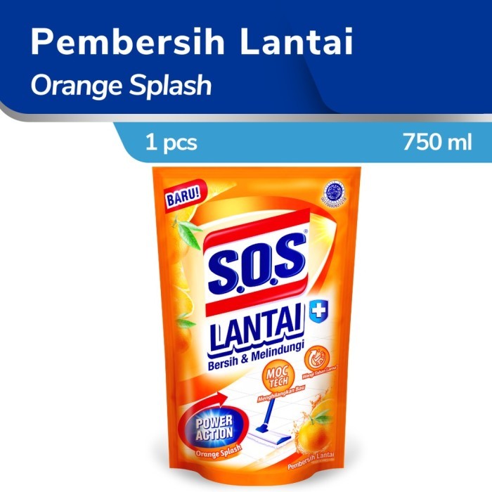 SOS Pembersih Lantai 750ml Refill