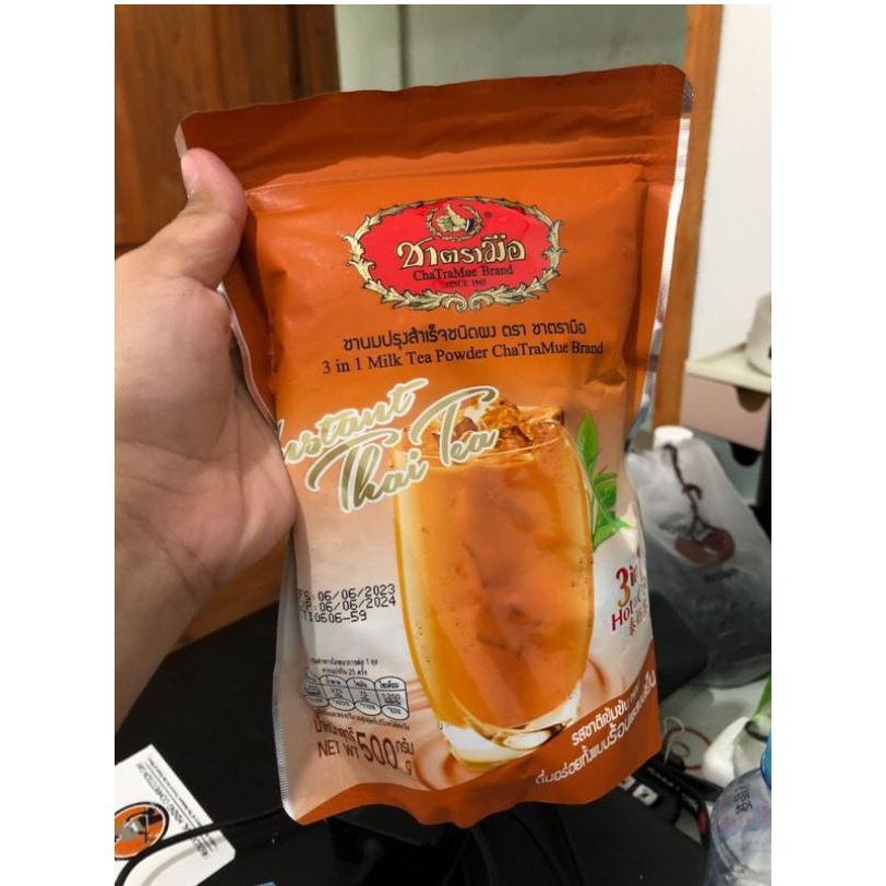 

ready Minuman Instan Thai Tea Chatramue 3in1 Instant 500gr