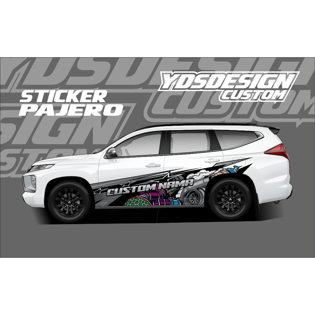 DECAL NEW LIVERY PAJERO,FORTUNER,INNOVA