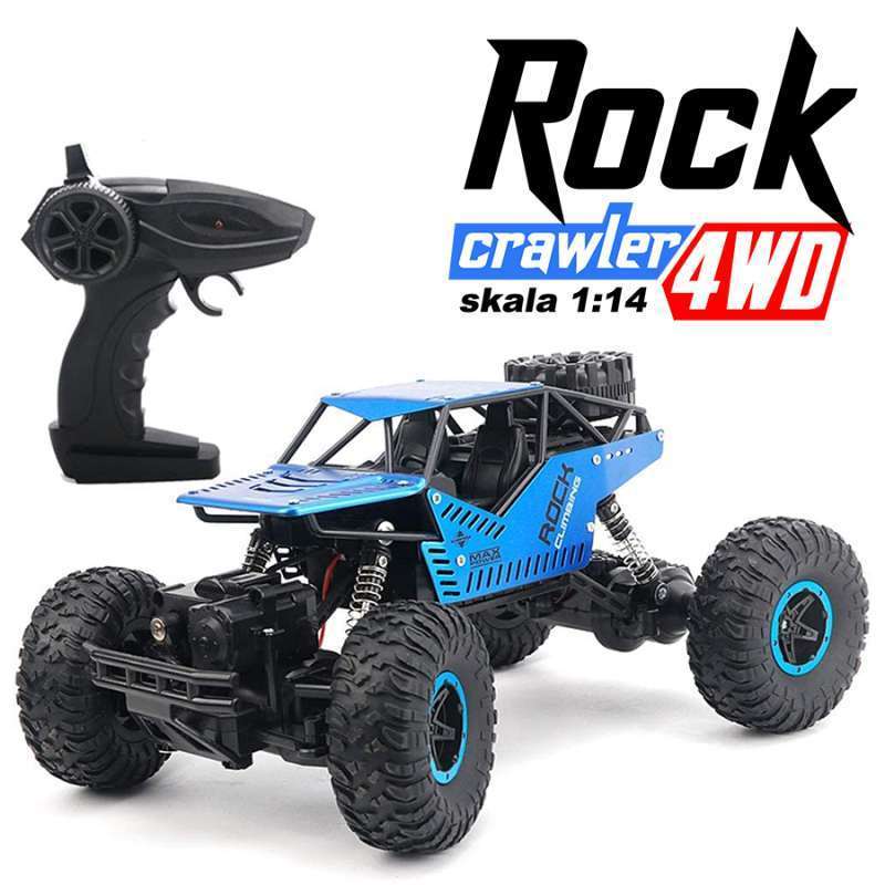 MAINAN MOBIL REMOT CONTROL RC ROCK CRAWLER JEEP OFF ROAD MOBIL REMOT CONTROL ROVER OFF ROAD