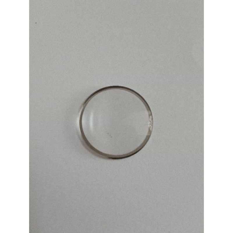 kaca jam tangan list bulat lup