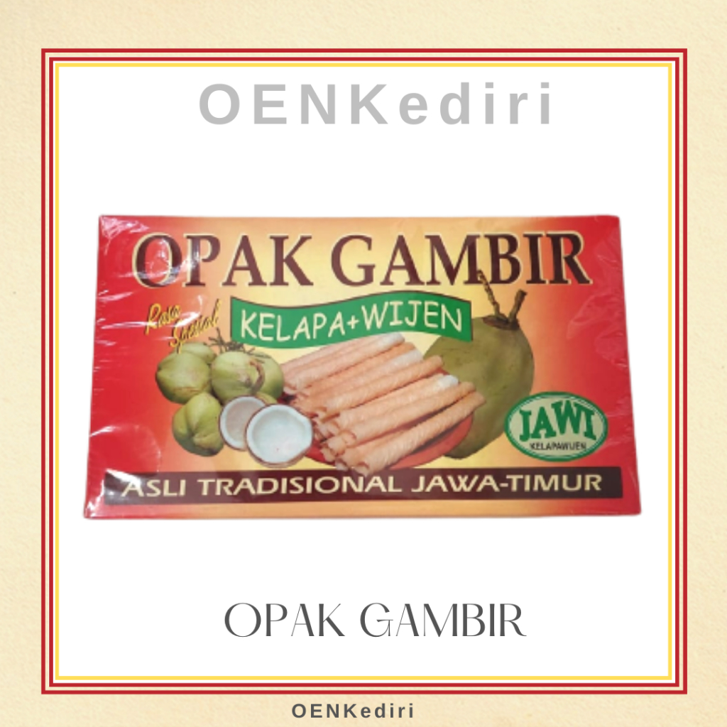 

OPAK GAMBIR JAWI kelapa wijen