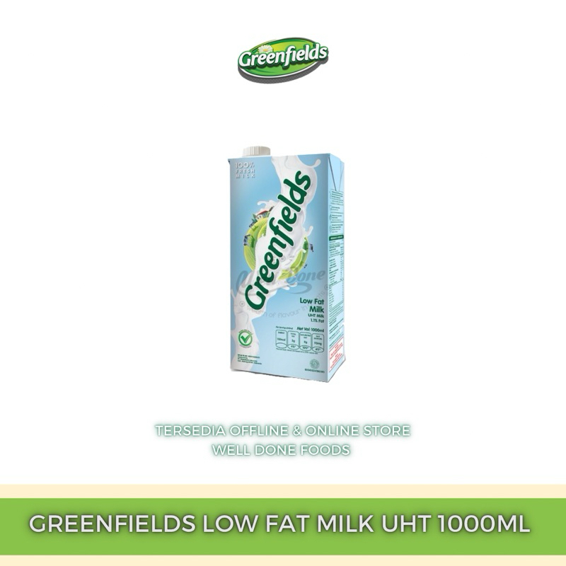 

Greenfields UHT Low Fat Milk 1000ml