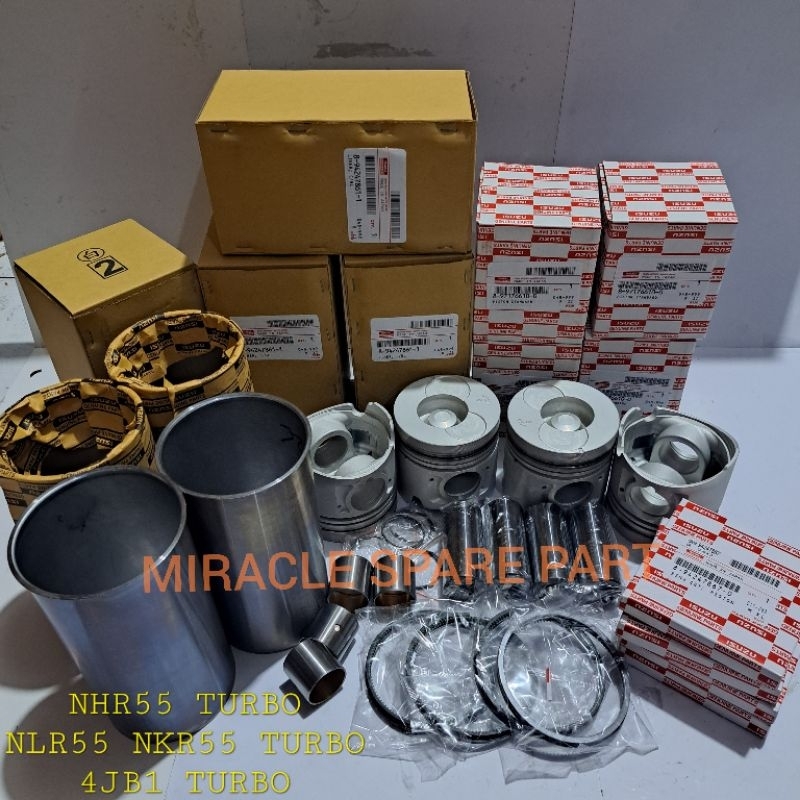 Liner Set Kit Boring Set Kit Assy Isuzu ELF NHR55 NKR55 NLR55 4JB1 TURBO