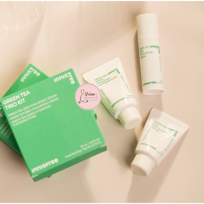 ORI 🇰🇷 innisfree green tea trio kit / innisfree green tea special set / trial kit / mini set / paket