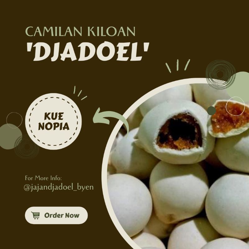 

[Camilan Kiloan Termurah] KUE NOPIA Bulat Gula Jawa 250gram | oleh-oleh khas banyumas | khas solo