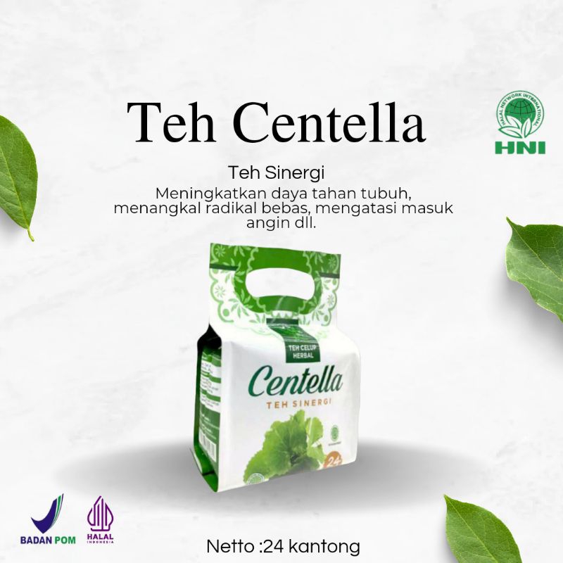 

CENTELLA TEH SINERGI HNI HPAI ORIGINAL/TEH HERBAL Isi 24
