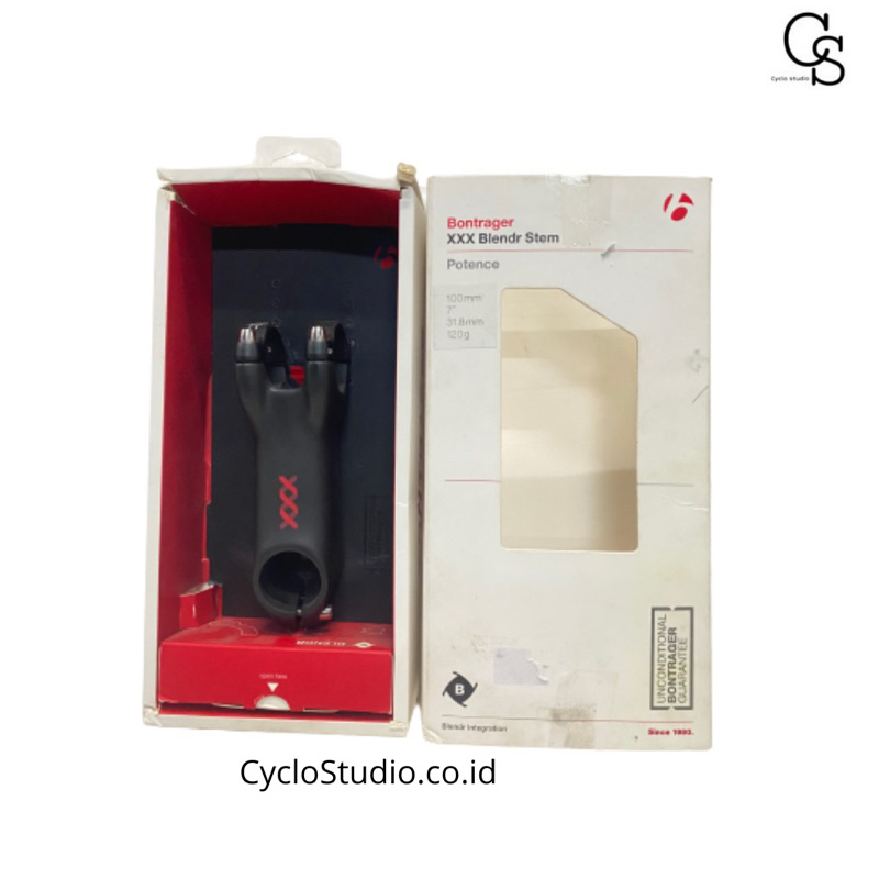 Bontrager XXX Blendr Stem Sepeda 100mm Full Carbon 120mm Super Light