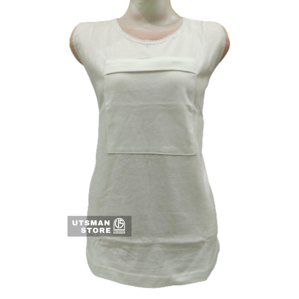 KAOS SINGLET WANITA / KAOS KANTONG DEPAN / KAOS HAJI UMROH