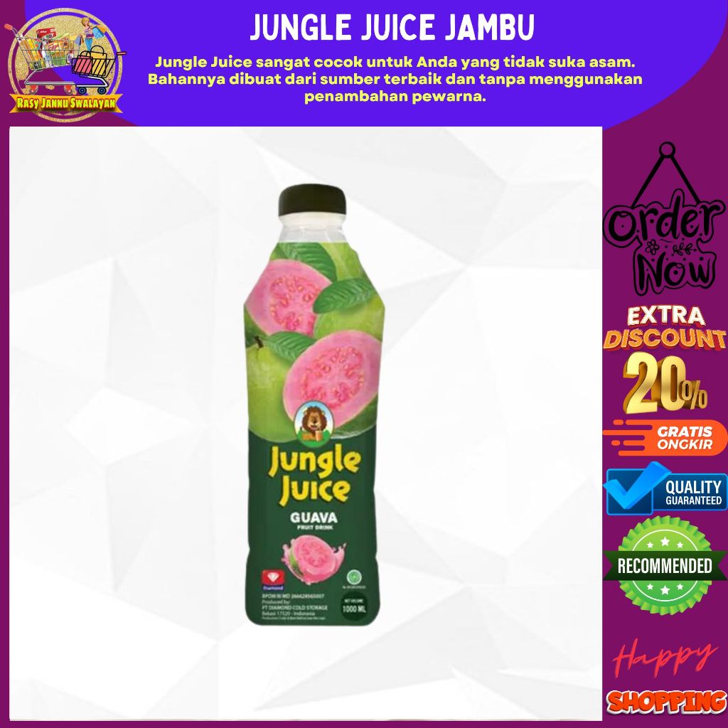 

Jungle juice guava 1L / Jus Jambu 1L