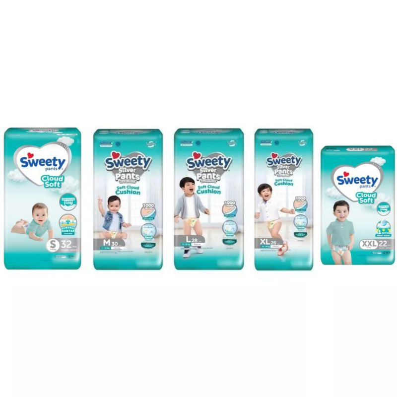 Pampers Sweety Silver Pants