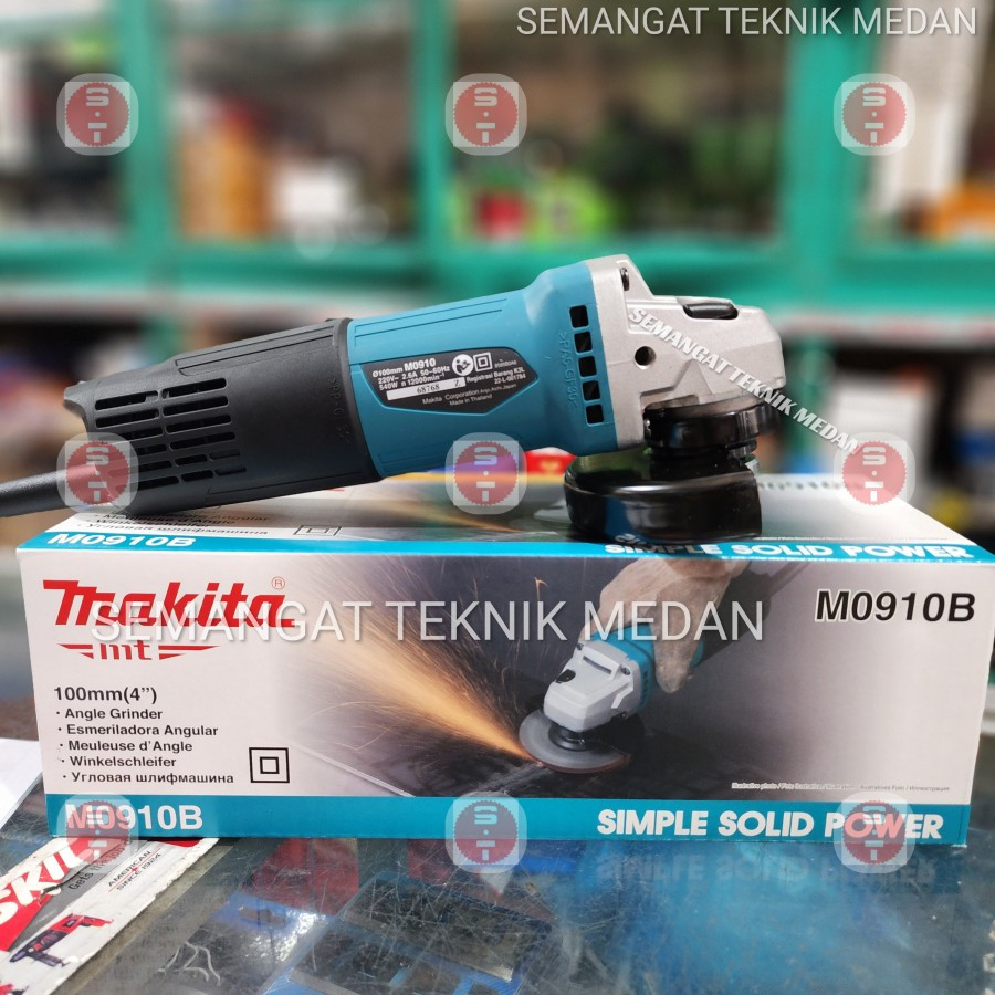 M0910 GRENDA GERINDA TANGAN GRINDER 4" 4 " MAKITA M0910B 0910 0910 B