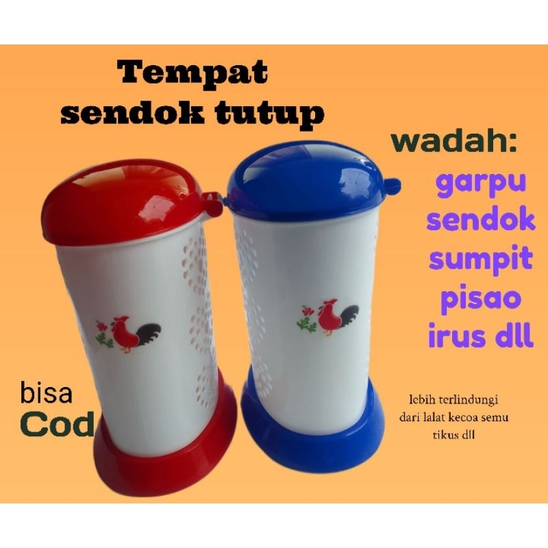 tempat sendok wadah sendok tutup tempat garpu wadah entong