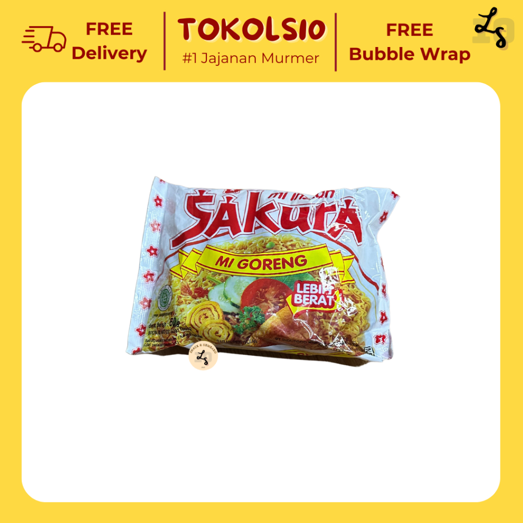 

Mie Sakura Goreng Mie Instant Jadul @60gr
