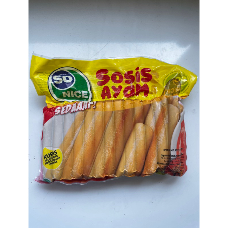

sosis so nice 1 kg isi 40