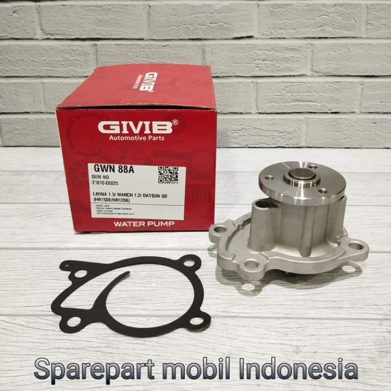Water Pump Pompa Air Gwn-88A Livina 1.5 March 1.2 Datsun Go Gmb Original