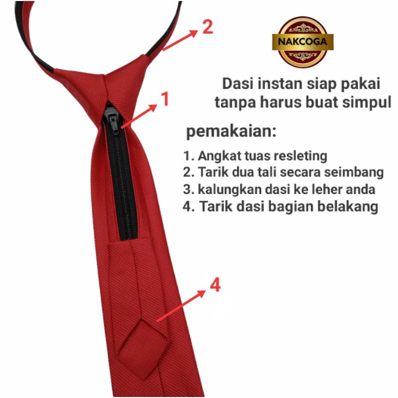 Dasi Coklat Polos Dasi Coklat Muda Dasi Coklat Susu Instan Siap Pakai