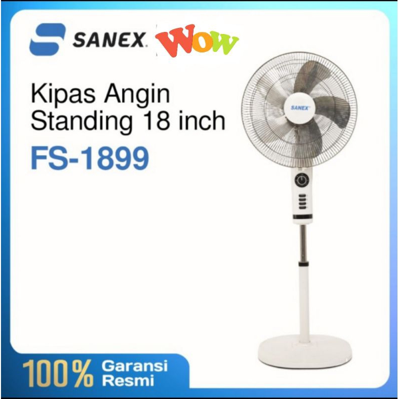 Kipas angin berdiri 18 Inch Kipas Angin Stand Fan Sanex 18 Inch Besi