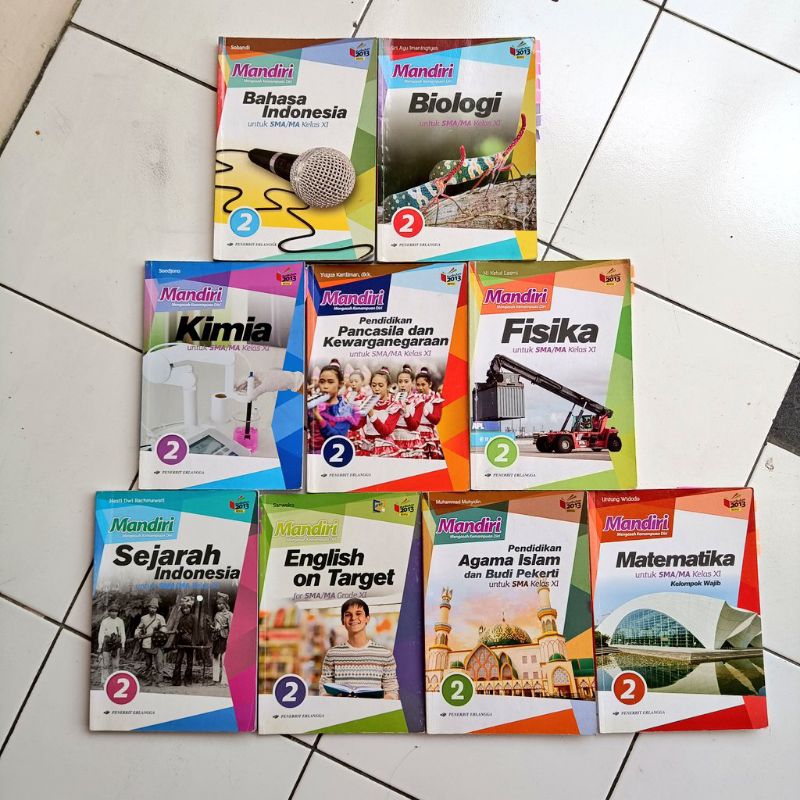 

mandiri erlangga SMA kelas 2 preloved