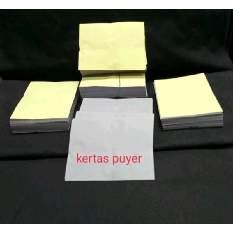Kertas Puyer Buram / Kertas Perkamen