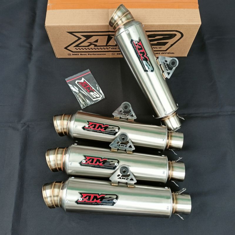 Slincer Knalpot Racing Kompetisi Original AM2 Best Performance Cb Gl Mp Tiger