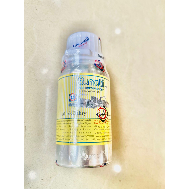 Parfume Perfume Minyak Wangi Surrati Musk Bahry Asli Original 100ml