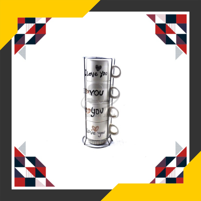 

Dijual Mug Keramik Set Rak/Mug Cantik/MugRak SS4 Princess C251-171 Berkualitas