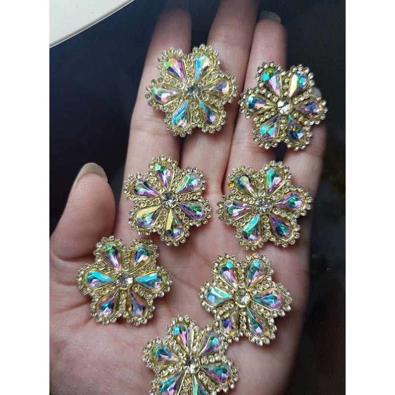 CANGKANG EMAS / payet cangkang sultan / cangkang kembang / cangkang bunga