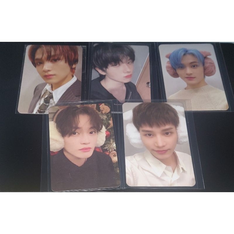 POB KTOWN JISUNG GOLDEN AGE HAECHAN SANRIO PAJAMA MARK CHENLE TAEIL PINK CHRISTMAS PHOTOCARD PC NCT 