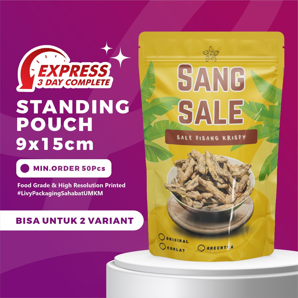 

Livy Packaging - Cetak Kemasan Standing Pouch 9x15 Packaging Baso Aci Masker Basreng | EXPRESS SERVICE