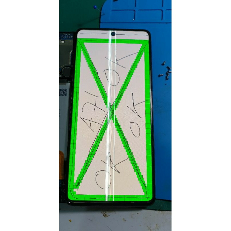 copotan lcd+freme samsung A71 minus