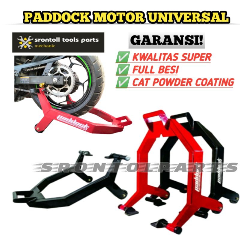 Standar paddock pedok padock motor universal trail cbr 150r r15 v3 ninja rr ninja r rx king bebek ma