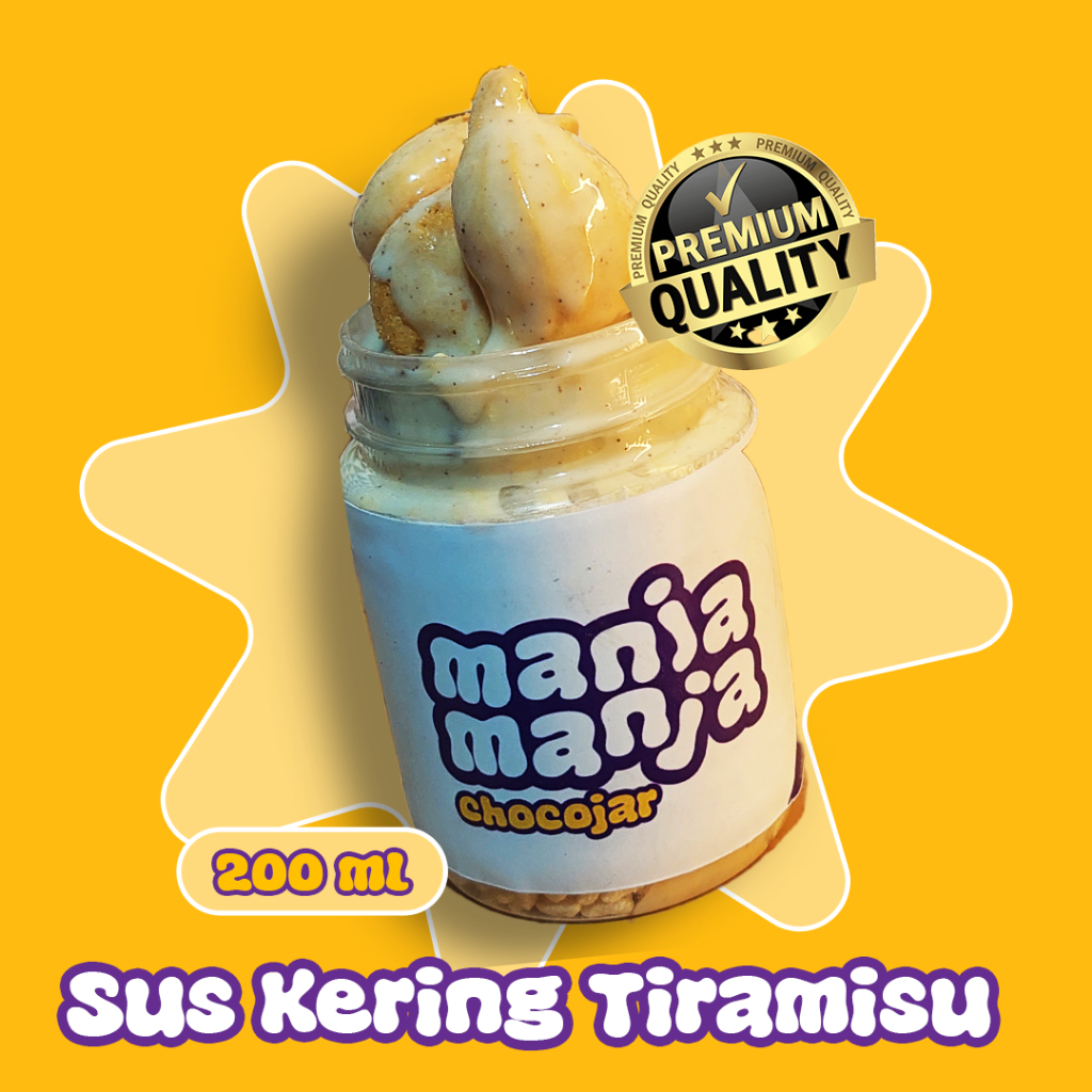 

Sus Isi Coklat Varian Tiramisu Cemilan Snack Coklat Lumer Premium - Manja-Manja Jarjoy by Nala