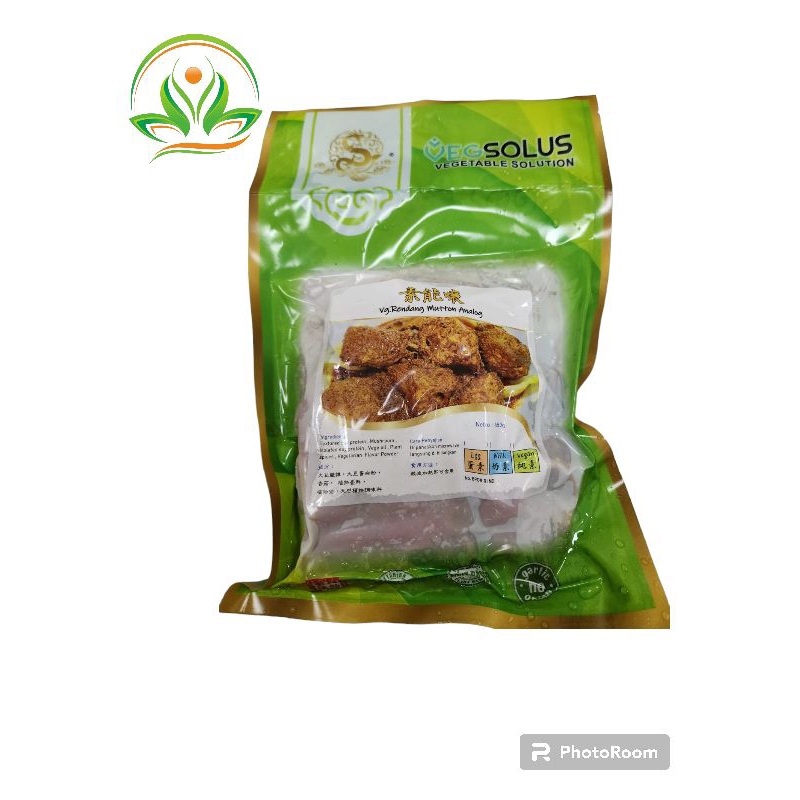 

veg. solution rendang mutton analog 450gr vegetarian