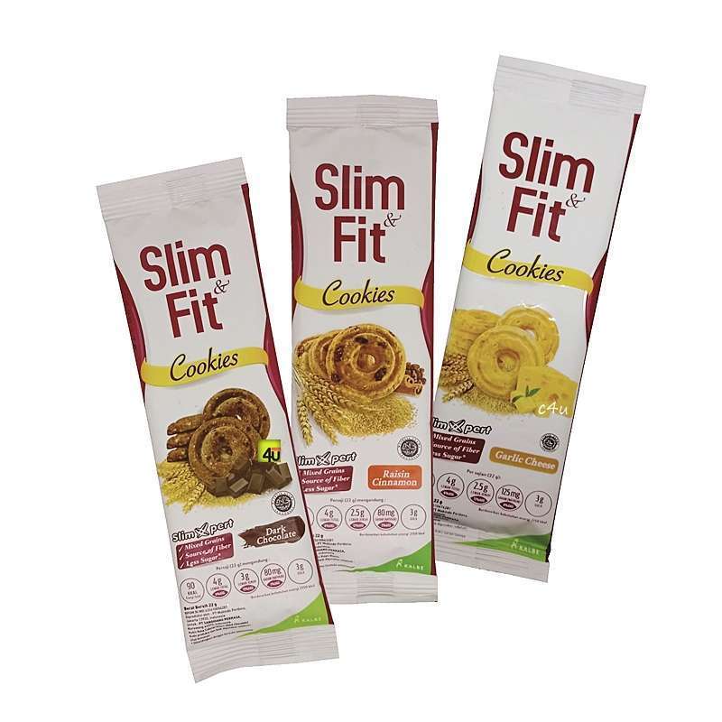 

Slim & Fit Cookies cemilan rendah kalori - pcs