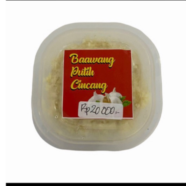 

BAWANG PUTIH CINCANG/BAWANG PUTIH GILING