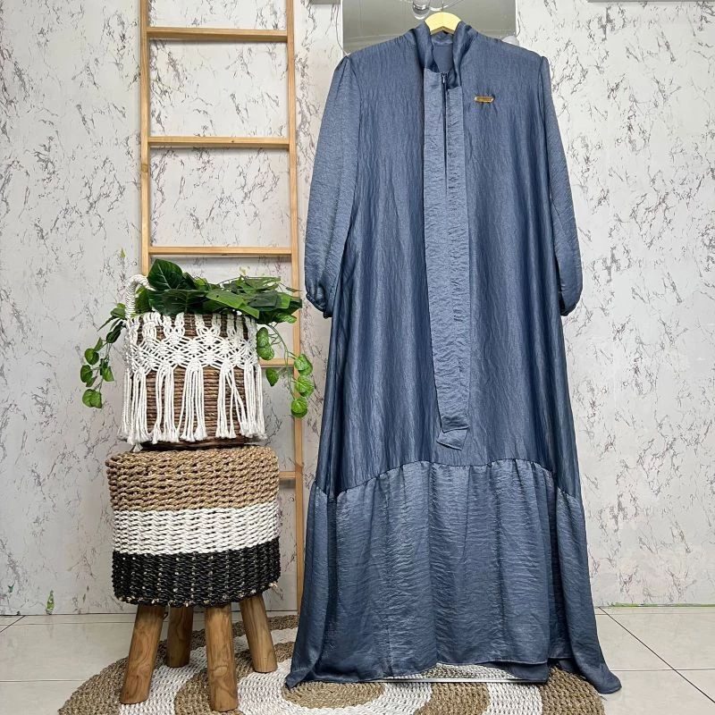 Maura Dress Santorini Terbaru Gamis Shimer Santorini