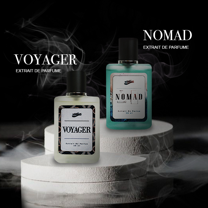 Fortklass - Parfum Pria VOYAGER and NOMAD Extrait de Parfum Minyak Wangi Pria Wanita Tahan Lama Unis