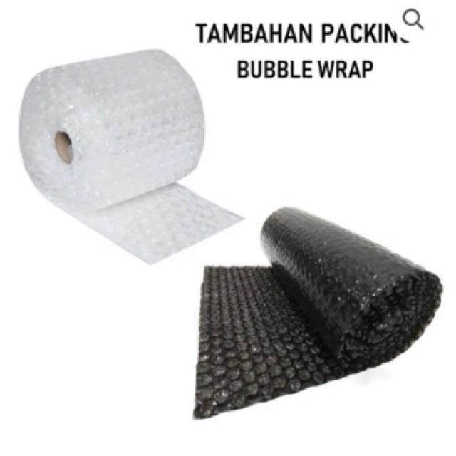 

Packing tambahan bubble wrap