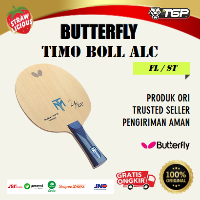 Bat/Bet Blade Kayu Tenis Meja Pingpong Butterfly Timo Boll ALC Ori Impor Murah