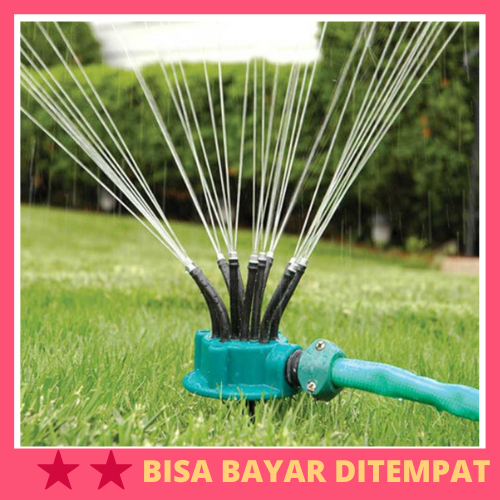 Irigasi Air Taman Multi Head Sprinkler Fogging Water 360 / Alat Sprinkle Seprinkler Springkel Sprink