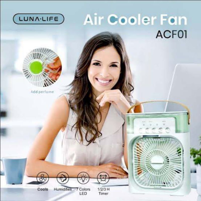 Ac mini kipas angin portable air cooler pendingin Kipas Pendingin LUNA AIR COOLER