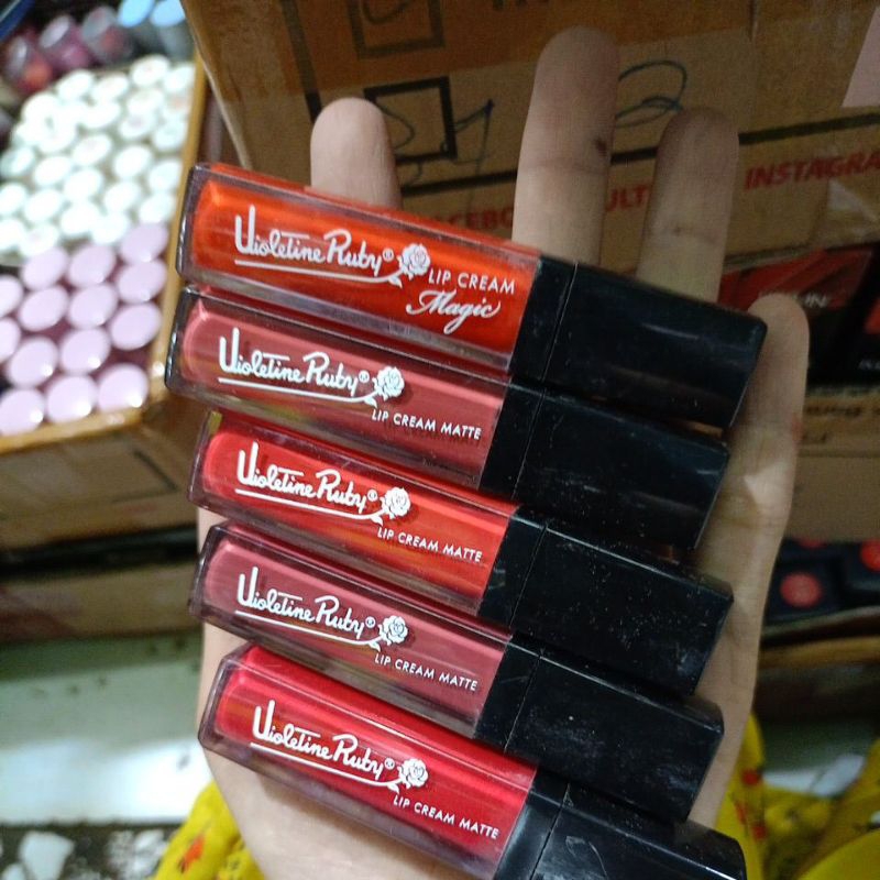 Violentine Ruby Lip Cream Versi Magic